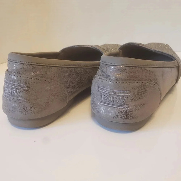 Bobs Sketchers Size 7 Womans Sparkly  Slip-On Loafers. - Picture 6 of 9